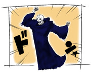 かっこいいポーズをとるアライさんを真似てパンをもつフェネックに便乗してみたかったジャガー