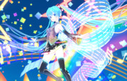 【MMD】銀獅式初音ミク_セレブレーション_ver1.01 【モデル配布】