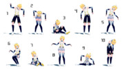 Mmdポーズ配布あり ニコニコ静画 イラスト