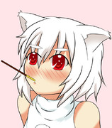 椛とポッキーゲーム