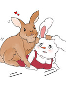 仲良しうさぎちゃん