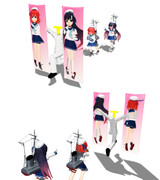 【MMD艦これ】択捉姉妹の抱き枕