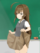 球磨ちゃんを女子高生にしてみた