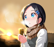 冬の朝黒潮ちゃん