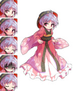 針妙丸ポーズ差分立ち絵描き直し 表情差分