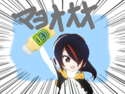 かっこいいポーズをとるアライさんを真似てパンをもつフェネックに便乗してみたかったジャガーに同調す