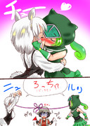 パンサーカメレオン✖ミナミコアリクイ