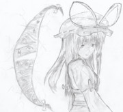 八雲紫さんとスキマさん（ラフ画バージョン）