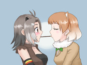 こはんコンビのポッキーゲーム