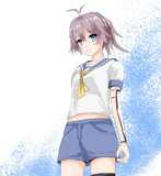ちょっと水彩っぽく青葉