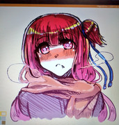 絵チャで描いた茜ちゃん