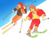 冬でもハイテンションな秋姉妹