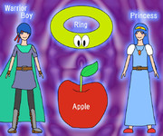 WRAP (Warrior-boy, Ring, Apple, Princess)
