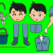 男性飼育員 いらすとや ニコニコ静画 イラスト