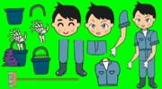 男性飼育員 いらすとや ニコニコ静画 イラスト