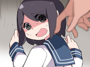 襲われそうな少女