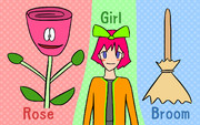 RGB (Rose, Girl, Broom)