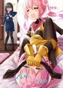 ぴったりがあるず その１６ 女子高生の部屋のベッドで、タイツを堪能するロニアンちゃん