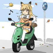 スクーター ニコニコ静画 イラスト