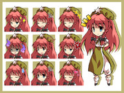 デフォルメ美鈴立ち絵＋アイコン