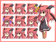 デフォルメ小悪魔立ち絵＋アイコン