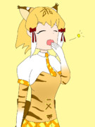 眠いサーベルタイガー