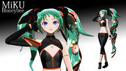 ミク_ハニービー配布です。