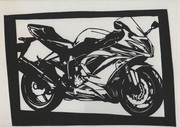 【切り絵】ZX-6R