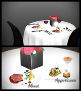 [MMDアクセサリ配布]ディナーセット