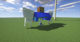 Minecraft」対戦用機体作成中「jointblock