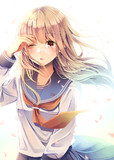 淡髪少女