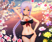 海風ちゃんの わき見せビキニ♡