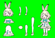 ホッキョクウサギ（旧）PNG