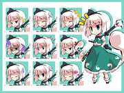 デフォルメ妖夢立ち絵＋アイコン