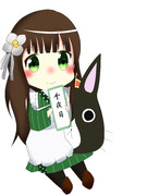 千夜月(栗ようかん)と千夜さん