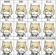 チベットスナギツネ けものフレンズ ニコニコ静画 イラスト
