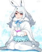 ホッキョクウサギ けものフレンズ ニコニコ静画 イラスト