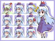 デフォルメ慧音立ち絵＋アイコン