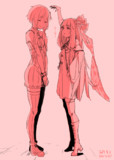 ゆかあか背比べ
