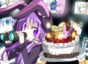 結月ゆかりさんの誕生日イラスト