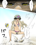 キングロコの撮影風景。NGシーン