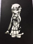 【切り絵】結月ゆかりの航海日記