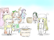 みんなでおもちパーティー