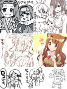 けもフレとかアイマスとか