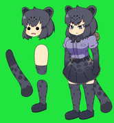 ブラックジャガーマンの足素材