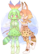 サーバルちゃんとセーバルちゃん