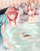 白露型一行温泉へ