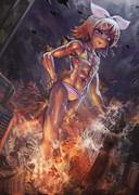 巨大リンちゃんの暴走