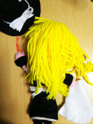 紅魔館で酔い潰れるまりサンタ。