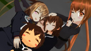 【MMD艦これ睦月型企画】文月達とおやすみなさい
